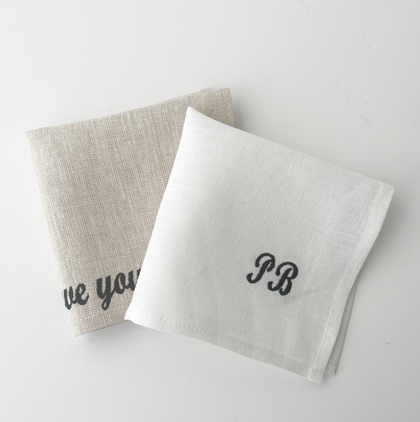 embroidered hankie