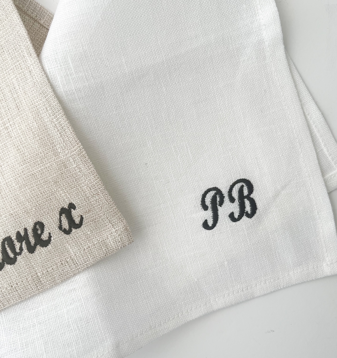 personalised handkerchief